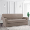 2 Pieces - Stretch Oversized Sofa Cover + Cushion Cover
